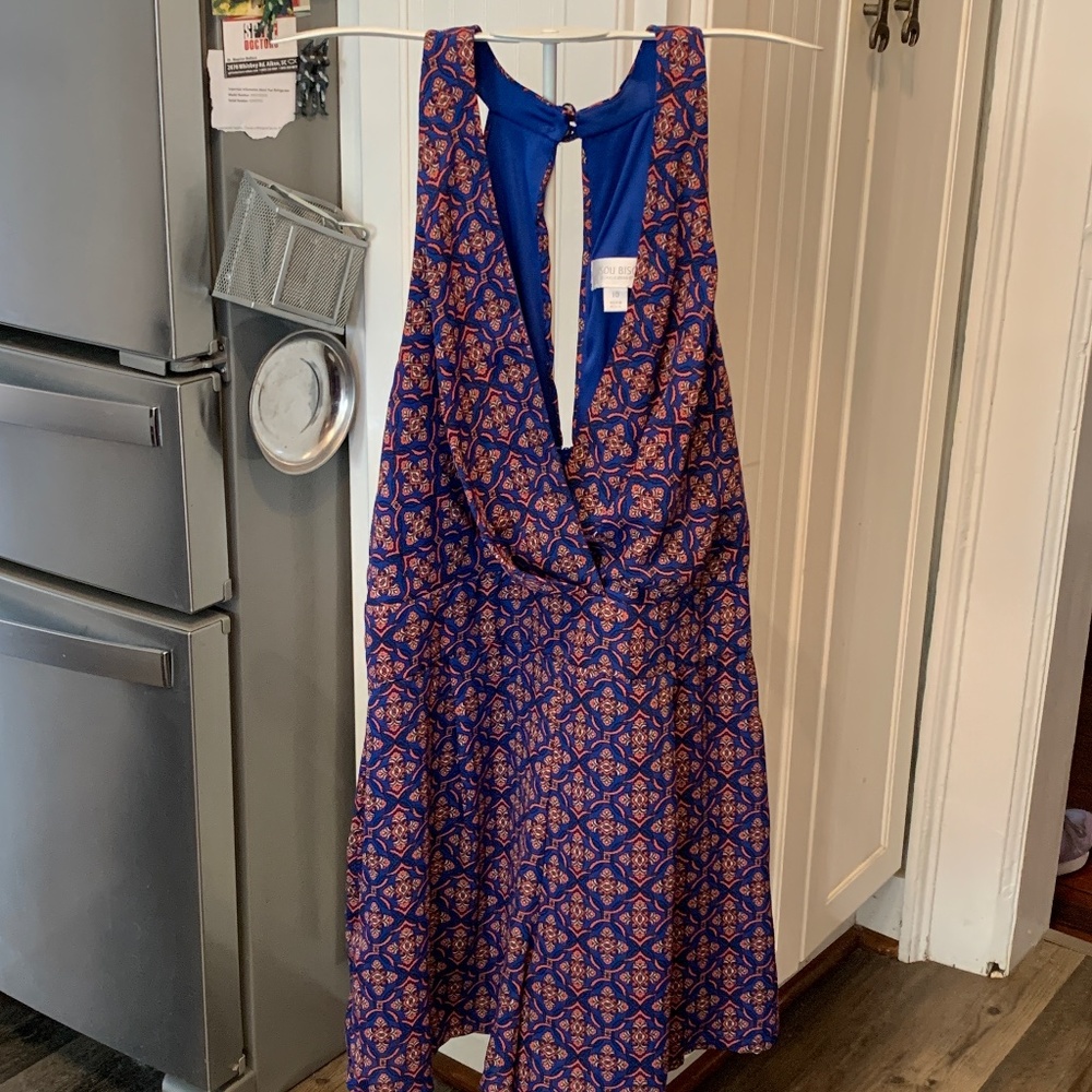 Bisou Bisou open back‎ romper. Worn 2x